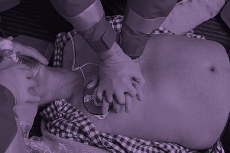 The medical team and the importance of cardiopulmonary resuscitation (CPR)